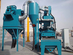 網(wǎng)帶式拋丸機(jī)，拋丸除銹清理機(jī)